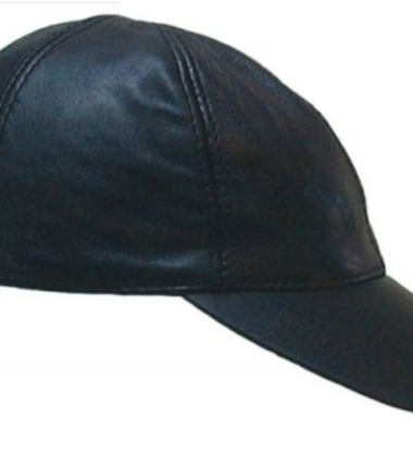 Leather Baseball Cap